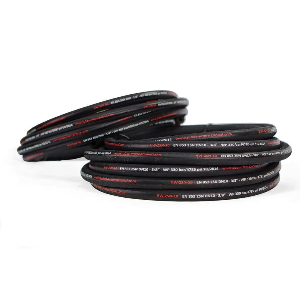 Hydraulic hose HW2TE series Tubes International rubber