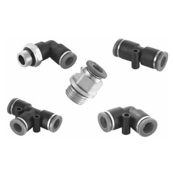 Pneumatic fitting SHP series Tubes International pushin / T