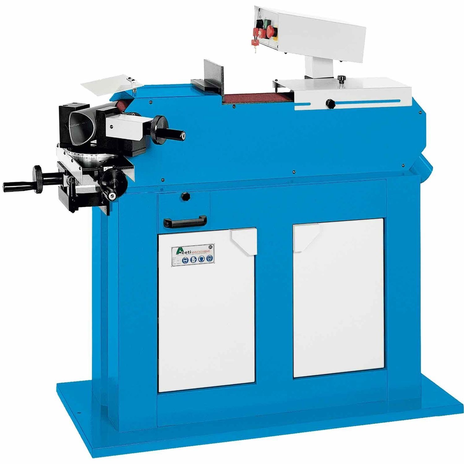 Pipe notching machine ART.56 ACETI MACCHINE variableangle / tube / with abrasive belt