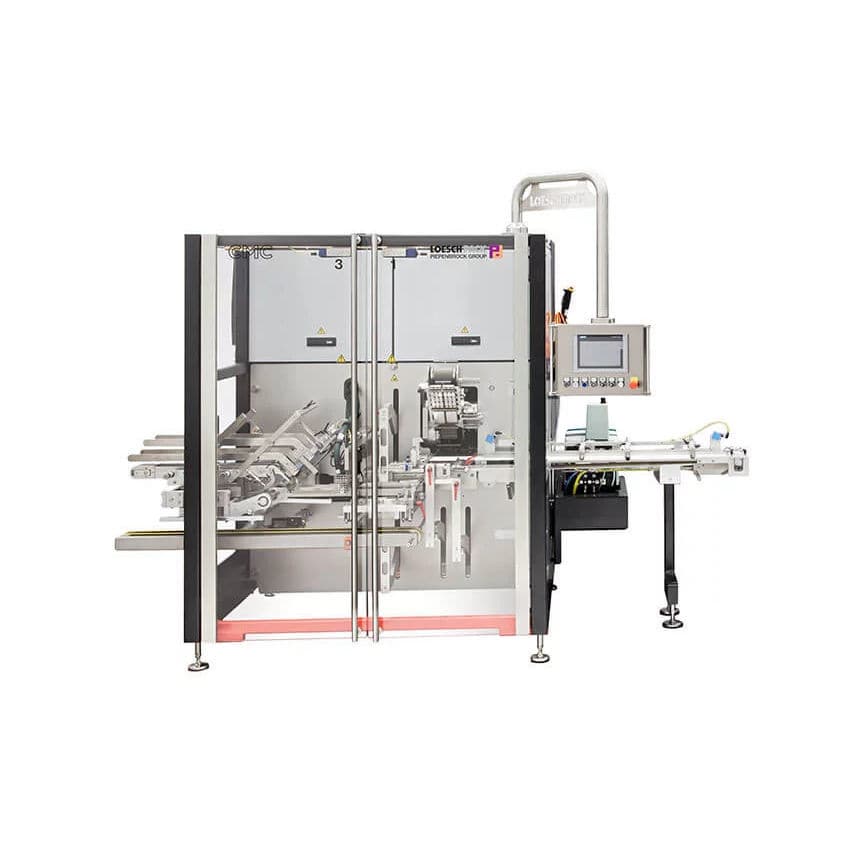 Wraparound cartoner CMC LOESCH Verpackungstechnik GmbH + Co. KG