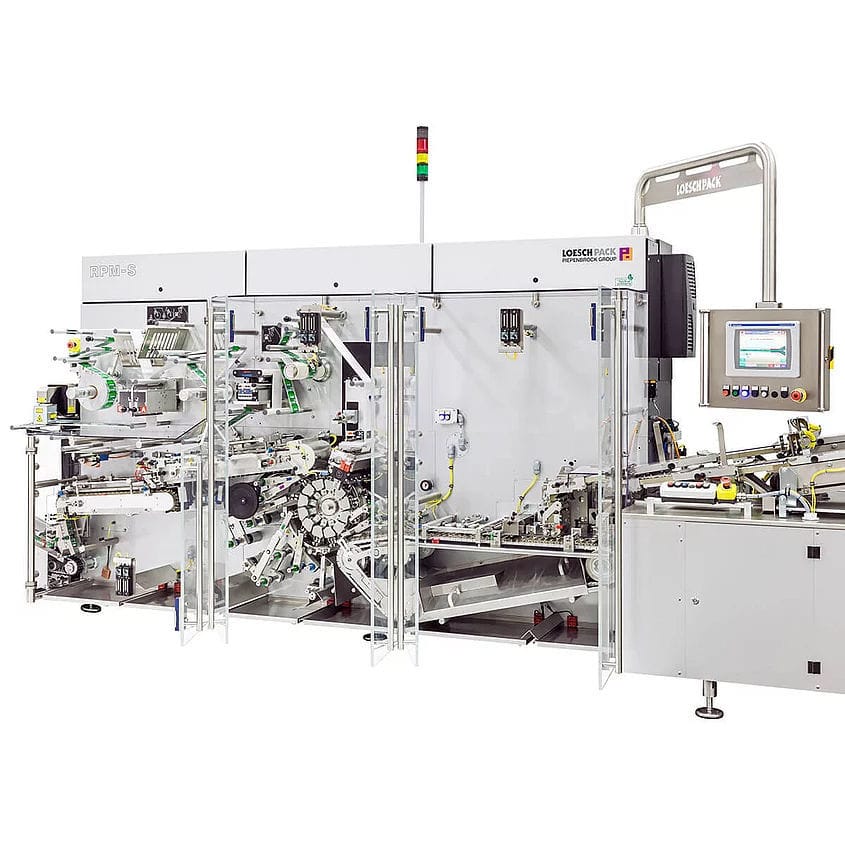 Fold wrapping packaging machine - RPM-S - LOESCH Verpackungstechnik ...