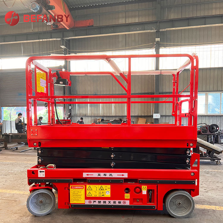 Mobile scissor lift platform - BEFANBY - electric / pneumatic / workshop