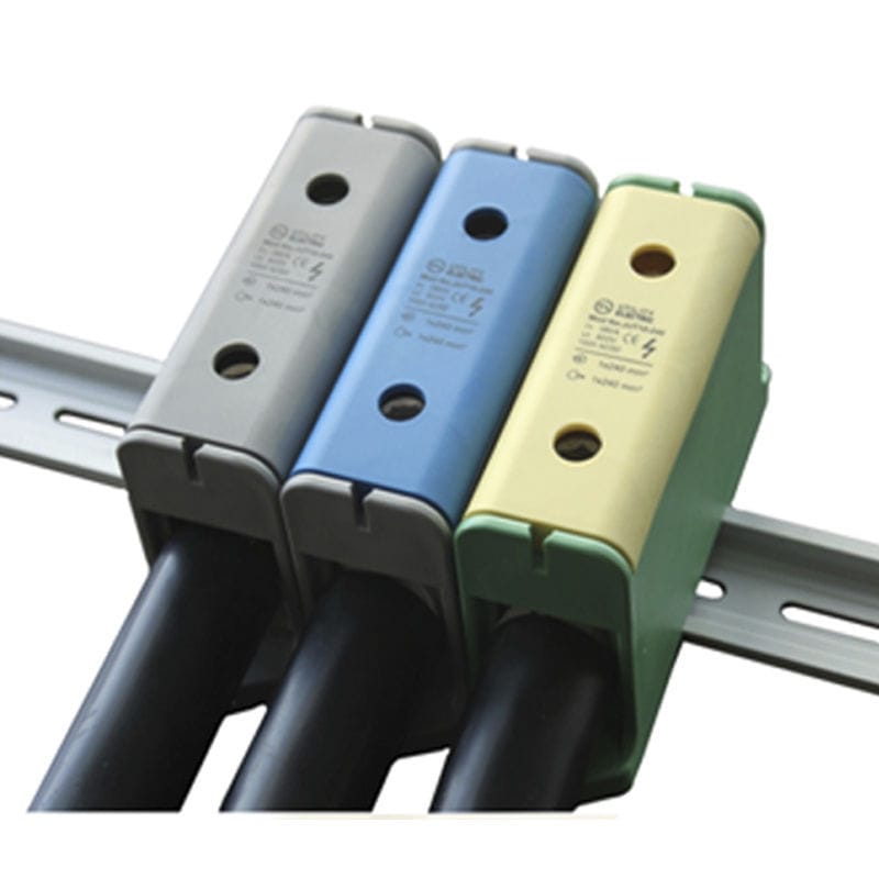 DIN railmounted terminal block JUT10 series Utility Electrical Co