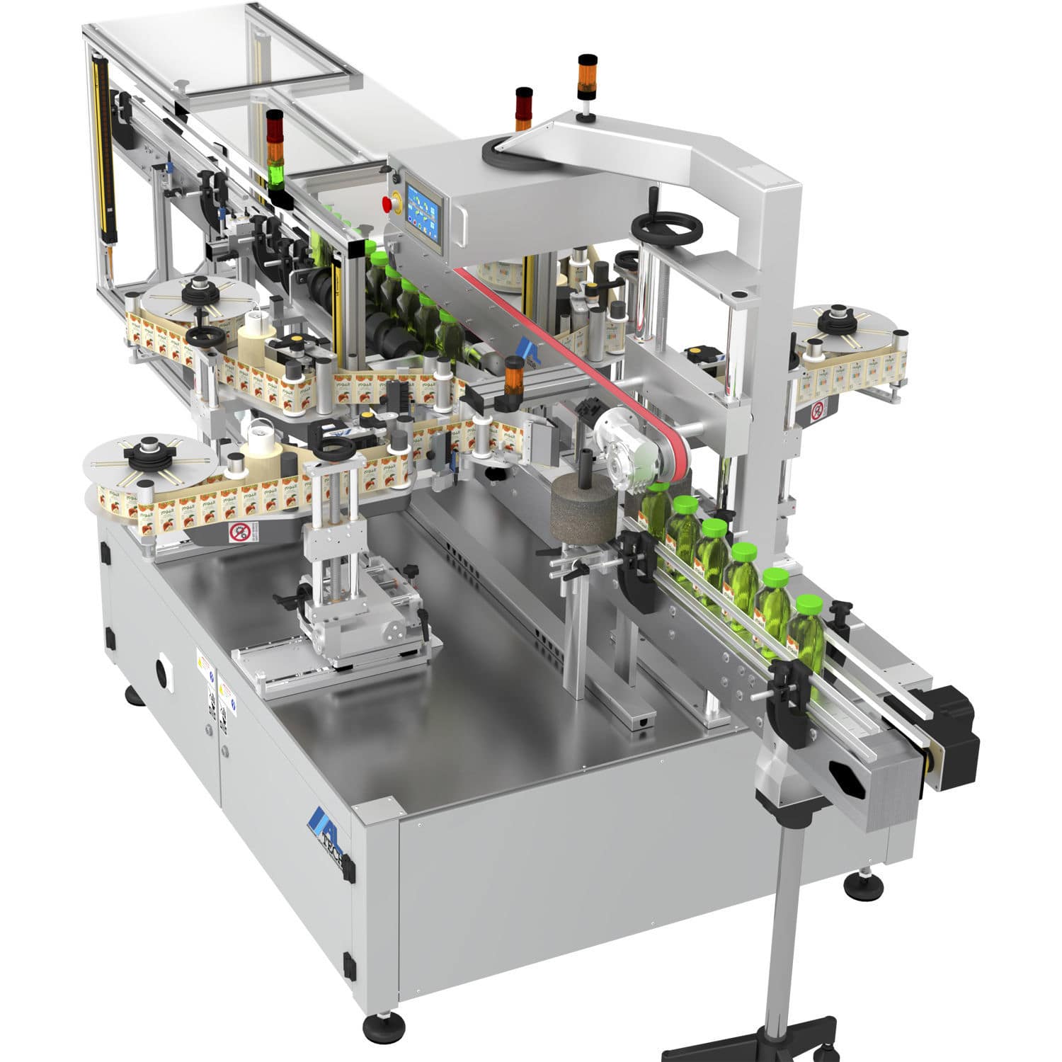 Automatic labeler - ALline - ALTECH - for bottles / wrap-around / motorized