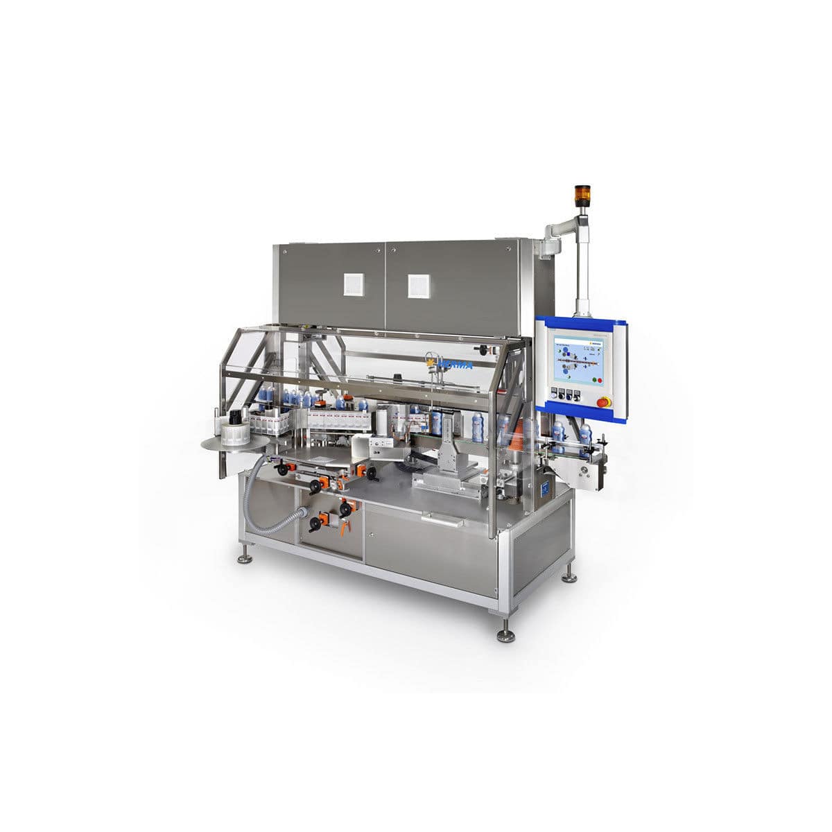 Doublesided labeling machine 362M HERMA GmbH wraparound