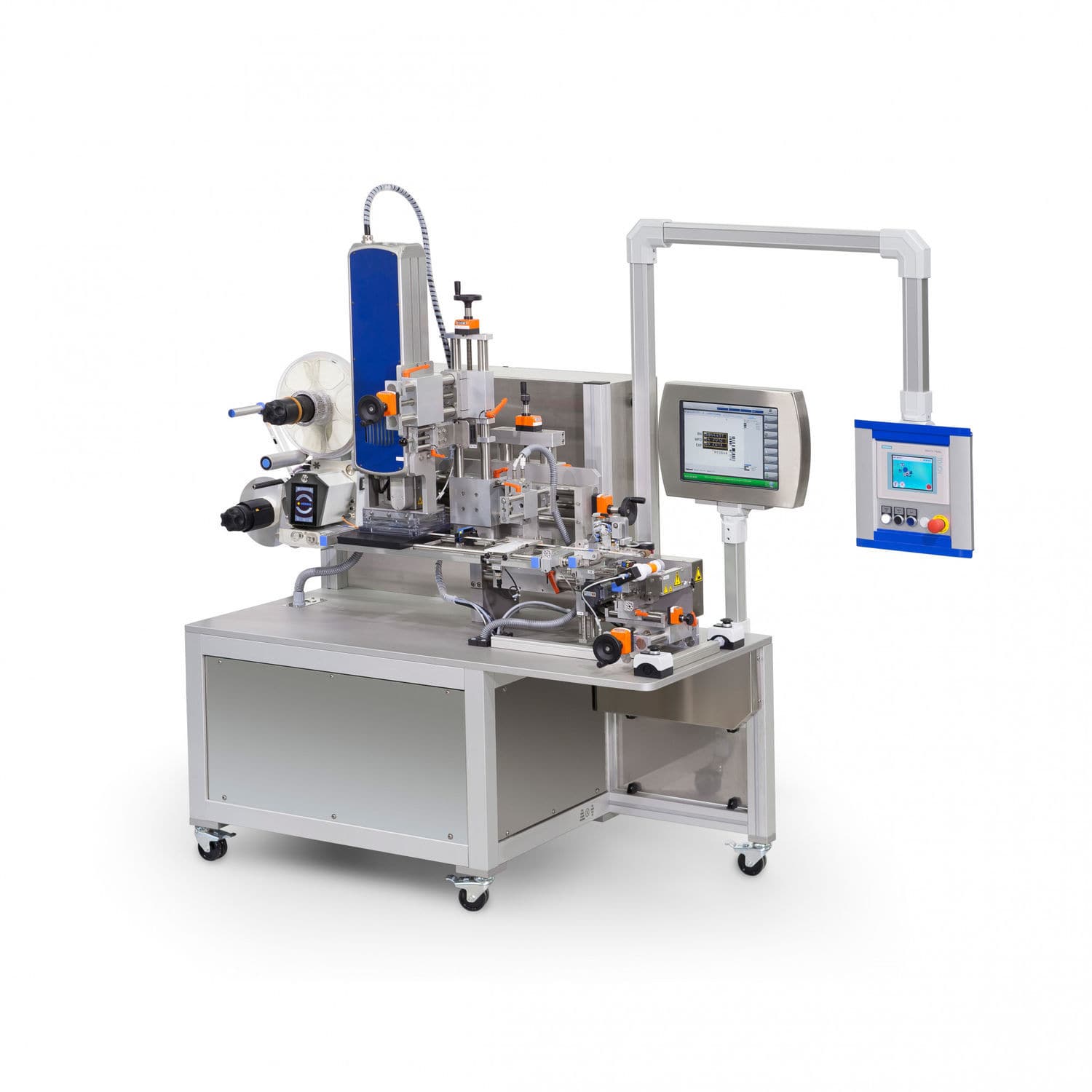 Semi-automatic labeling machine - 211 HC - HERMA GmbH - syringe / wrap ...
