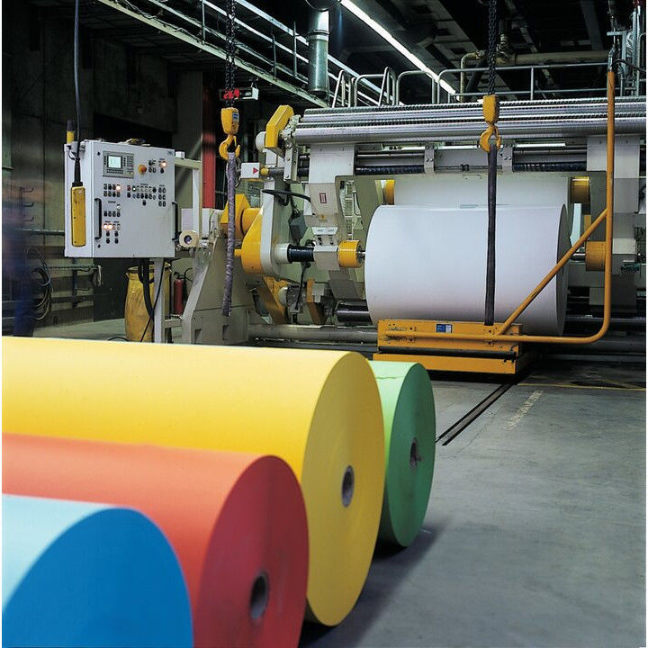 Self-adhesive label - HERMAcolor - HERMA GmbH - paper / yellow / blue