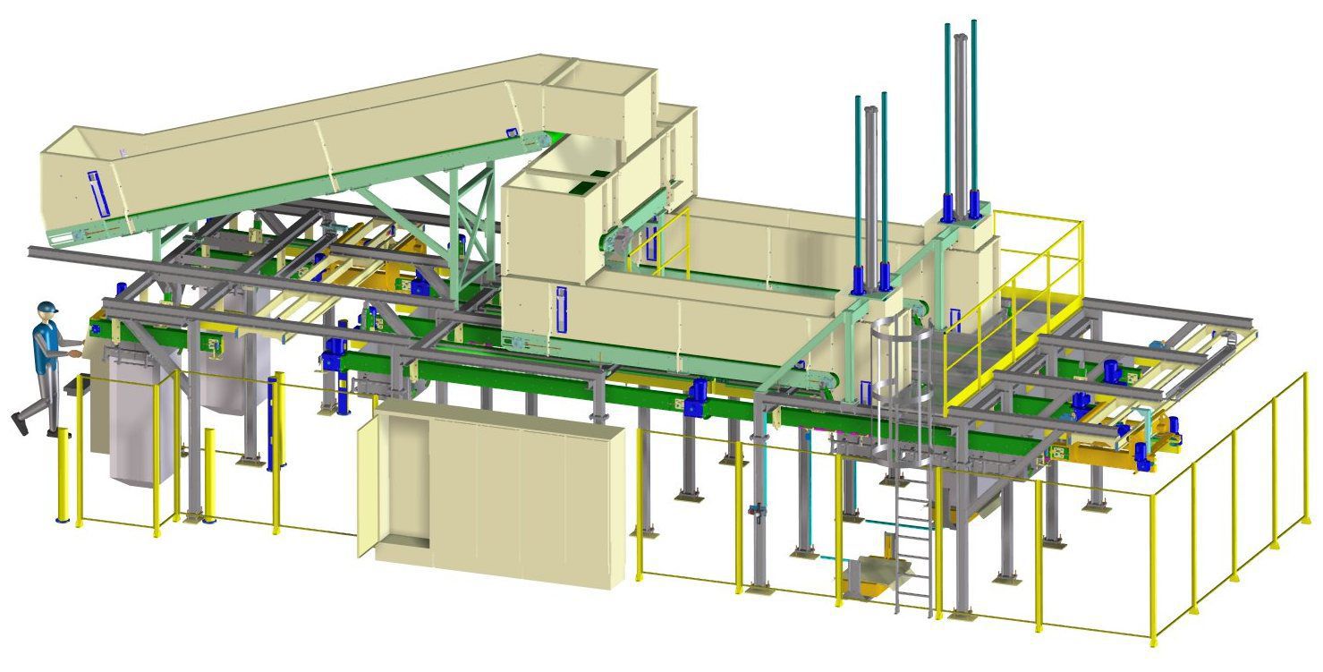 Automatic big-bag filling station - Valvan Baling Systems NV