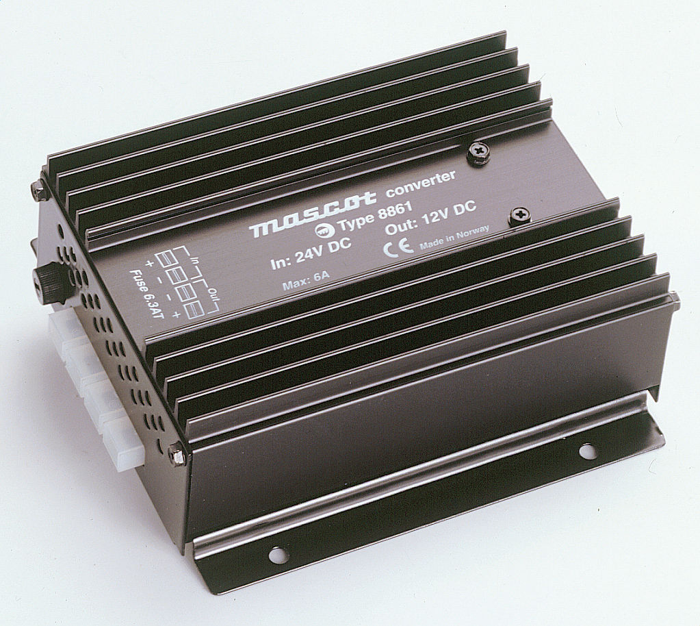 Chassismounted DC/DC converter 8861 Mascot stepdown / insulated