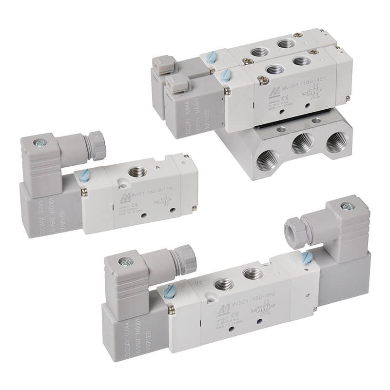 Spool Pneumatic Directional Control Valve - MVSC1-180 - Mindman ...