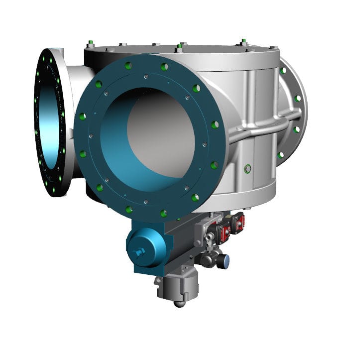 Multipurpose diverter valve / for pneumatic conveying / for bulk