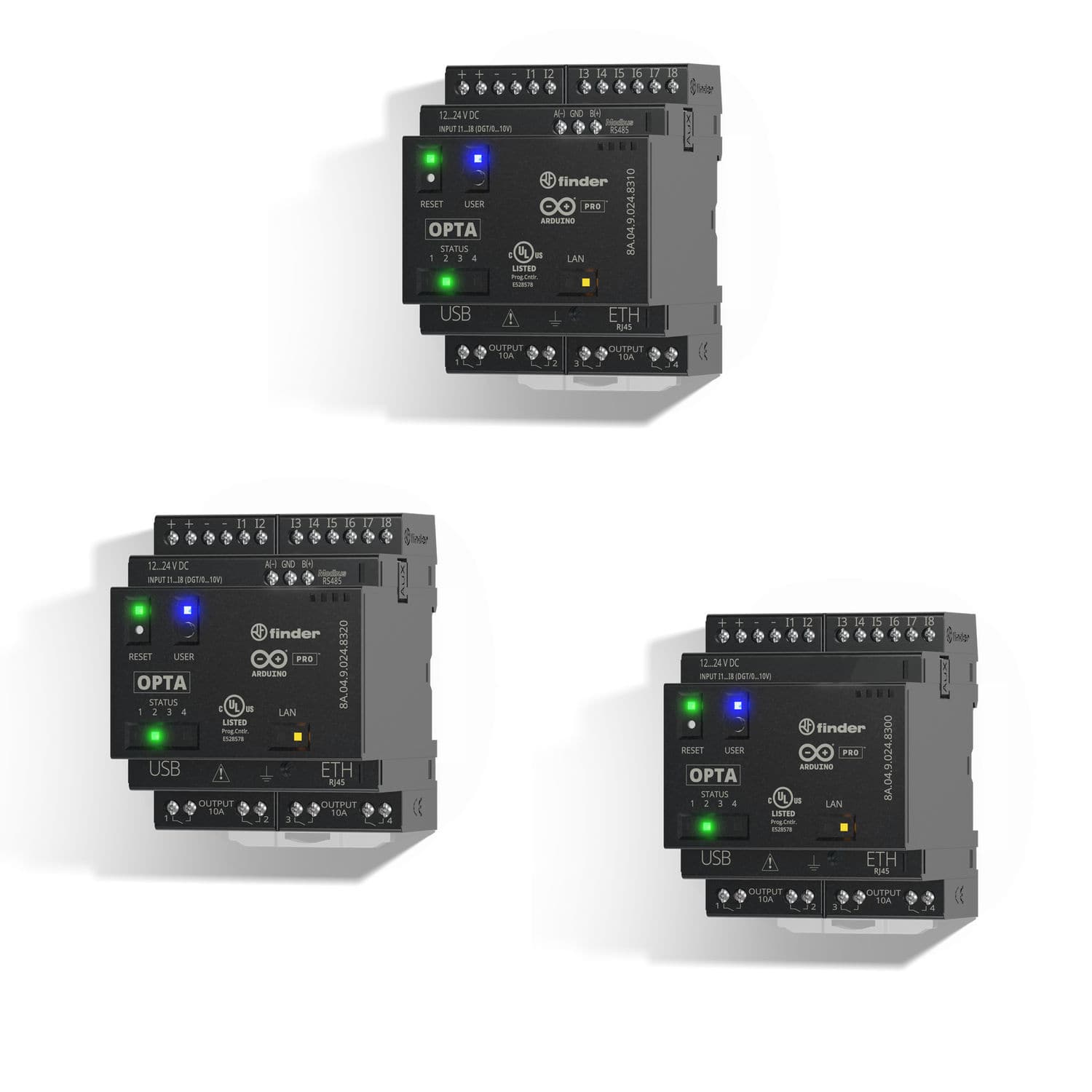 DIN rail programmable relay 8A series FINDER S.p.A. con unico socio