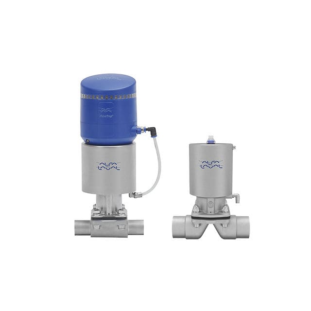 Diaphragm valve DVST UltraPure Alfa Laval lever / pneumatic
