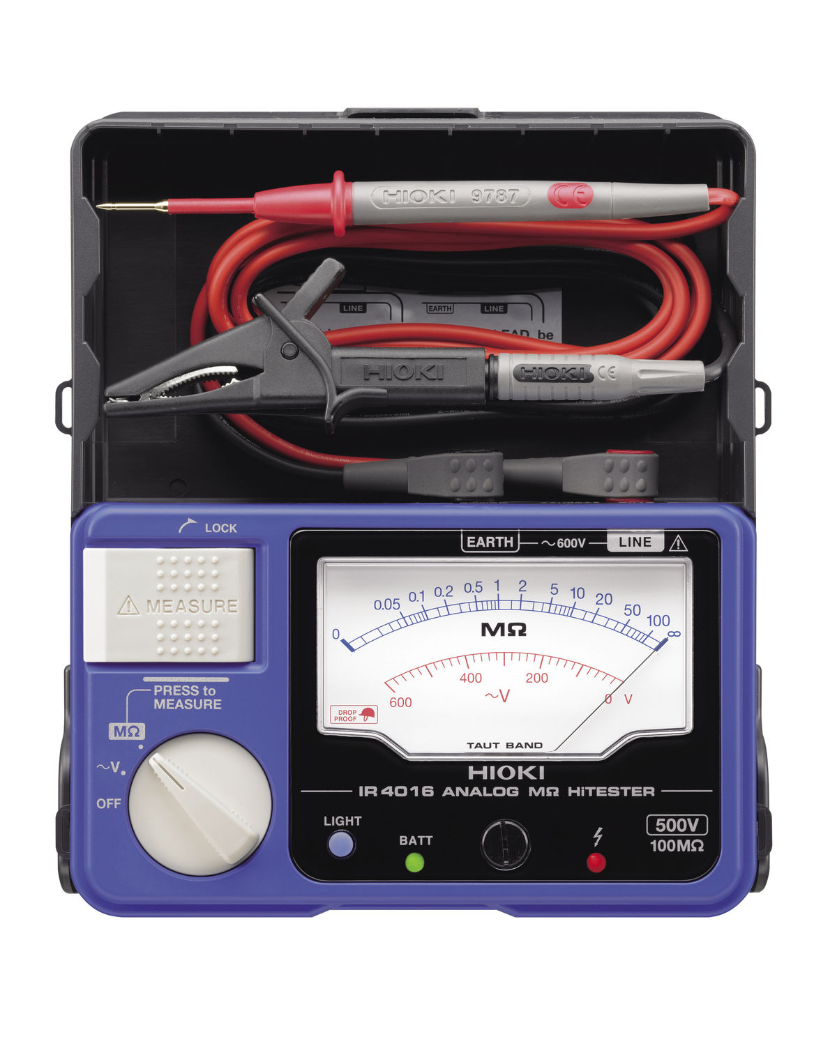 Insulation tester - 500V, 100 MΩ | IR4016-20 - HIOKI E.E. CORPORATION