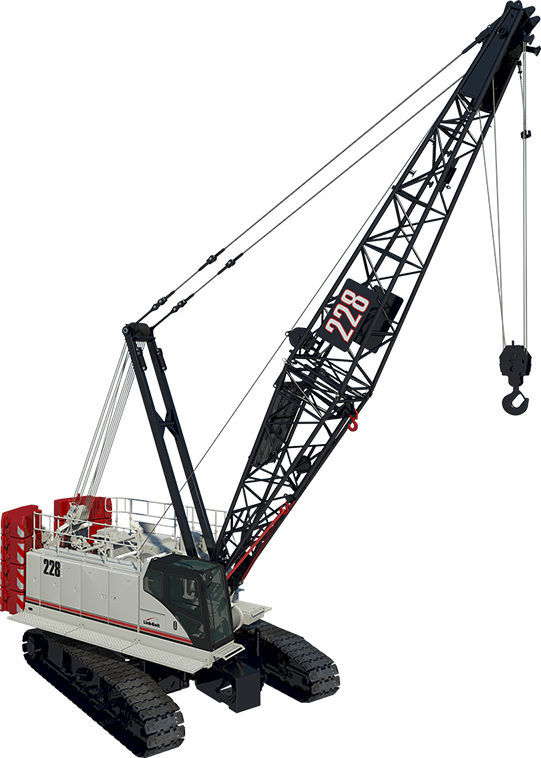 Crawler crane - 228 HSL - Link-Belt - boom / lattice / lifting