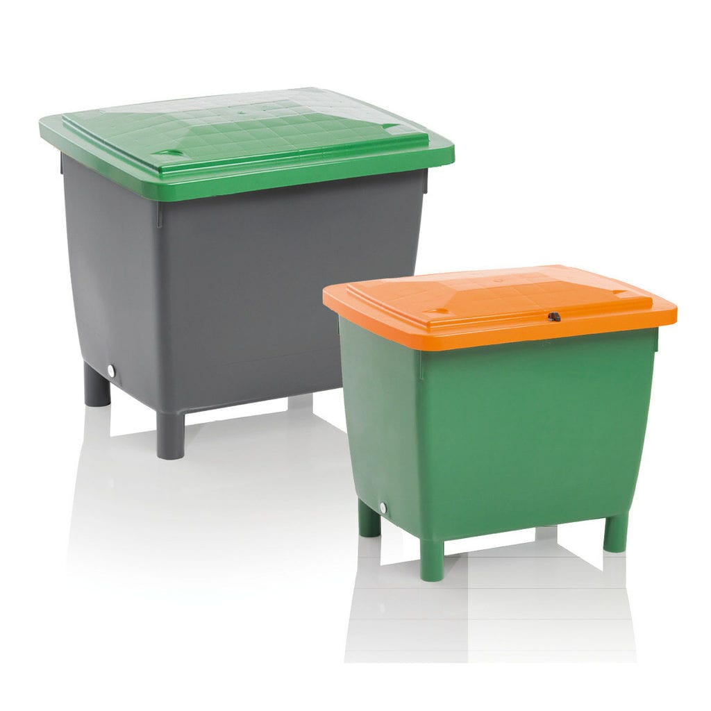 Polyethylene waste container 81025550 Craemer France with lid