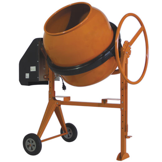 Electric concrete mixer BR160 SIRL SA mobile / reversing drum