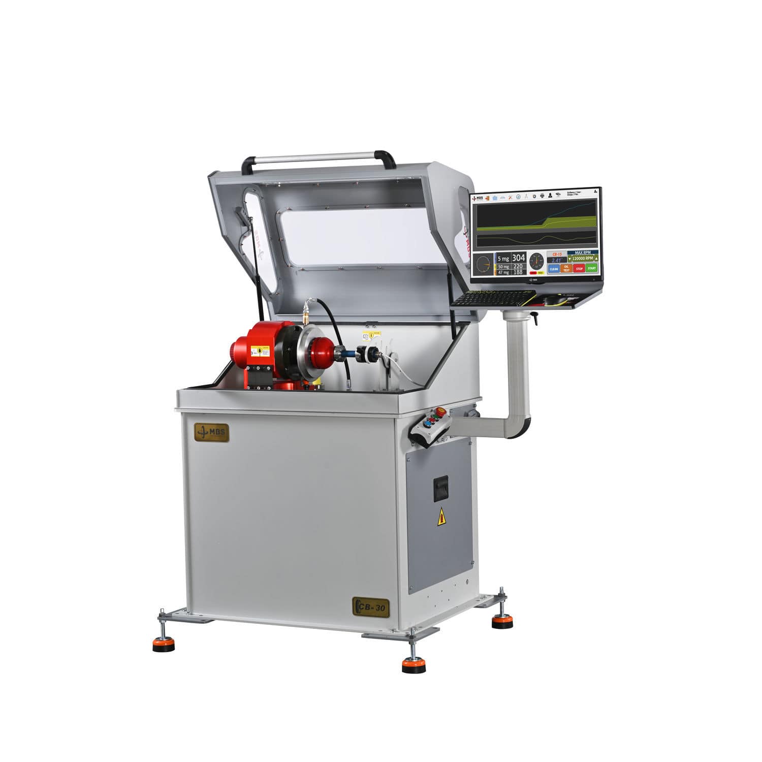 High-speed balancing machine - CB-30 - MBS Balance System GmbH ...