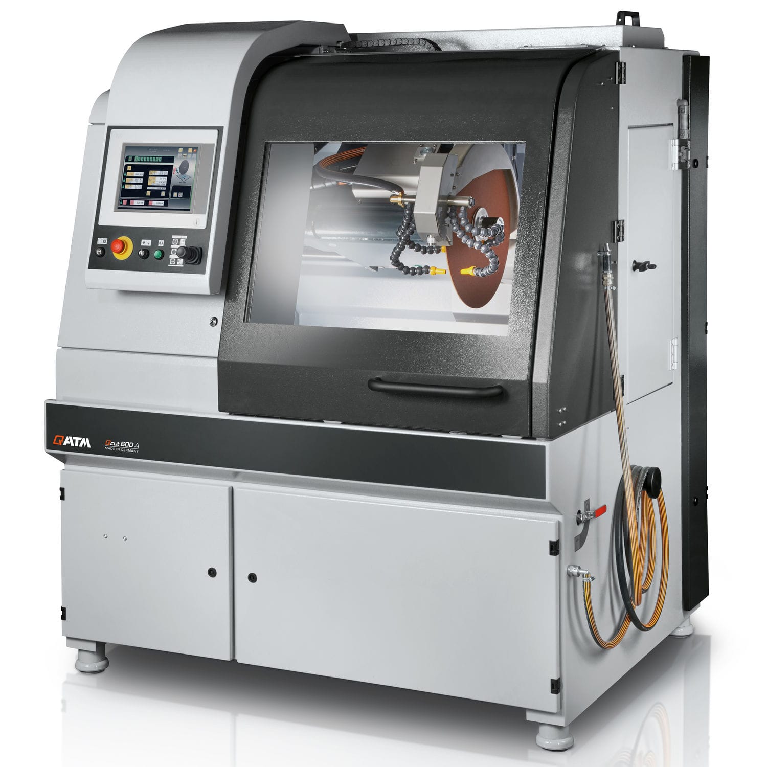 Wet abrasive cutoff machine QCUT 600 A QATM rotary blade / with