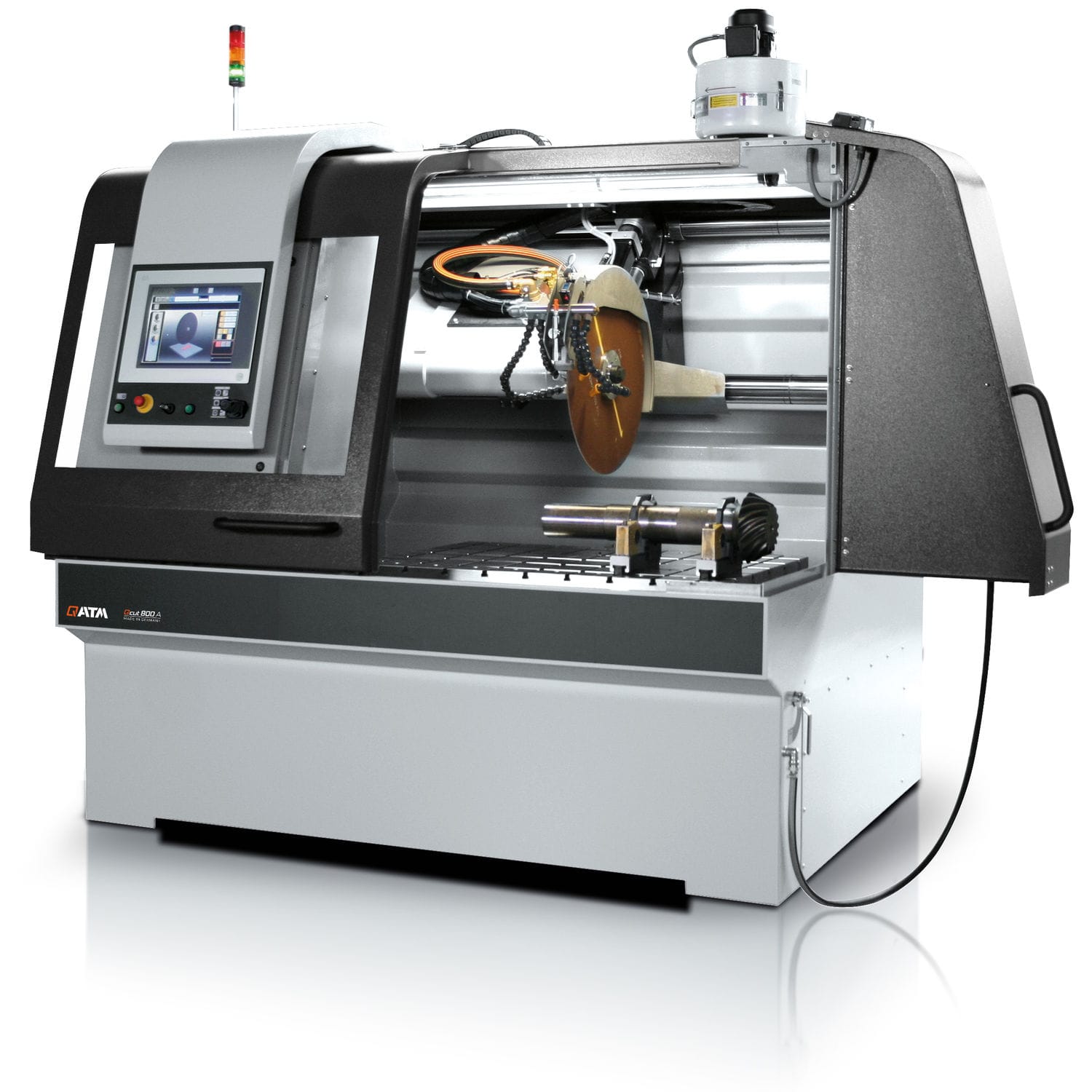 Wet abrasive cutoff machine QCUT 800 A QATM rotary blade / with