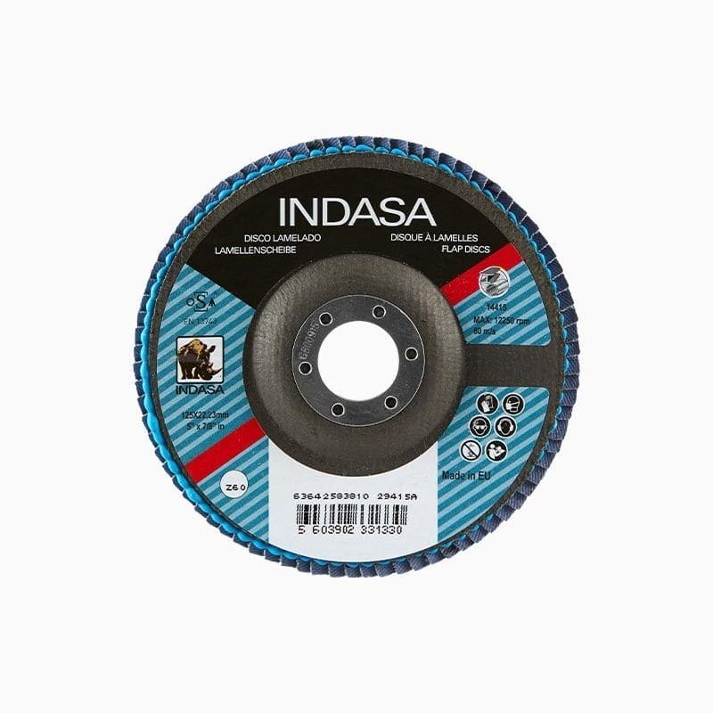 Finishing flap disc INDASA zirconium oxide