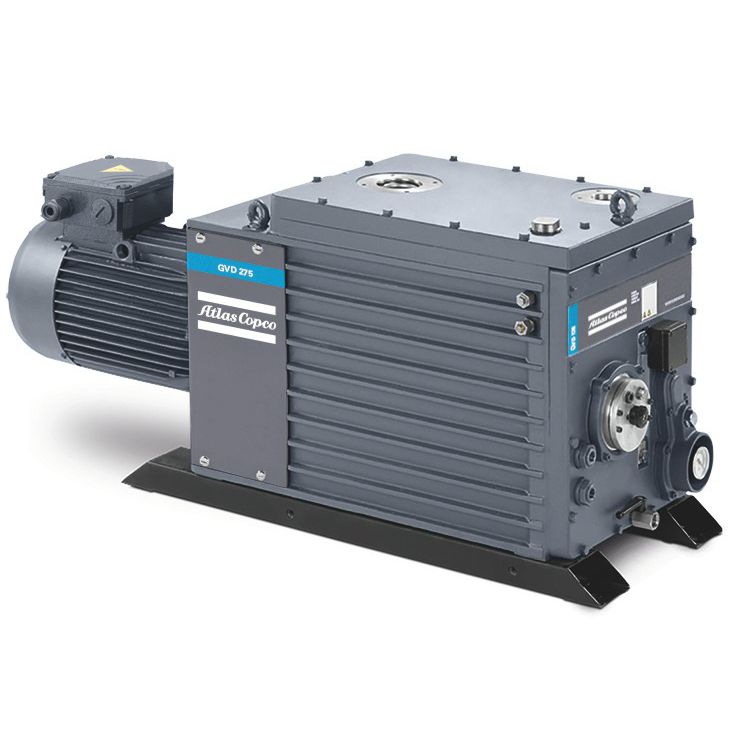 Rotary vane vacuum pump GVD series Atlas Copco Construction Tools lubricated / twostage
