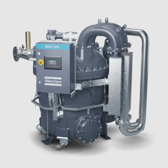 Desiccant compressed air dryer MD 200 A Atlas Copco Construction