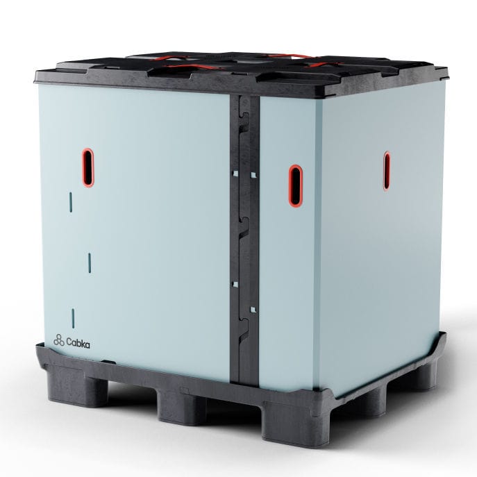 Plastic pallet box - CabCube 4840 - Cabka - storage / transport / handling