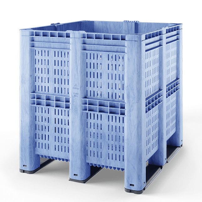 Ventilated pallet box - Pallet Box 3R - Cabka - plastic / storage ...