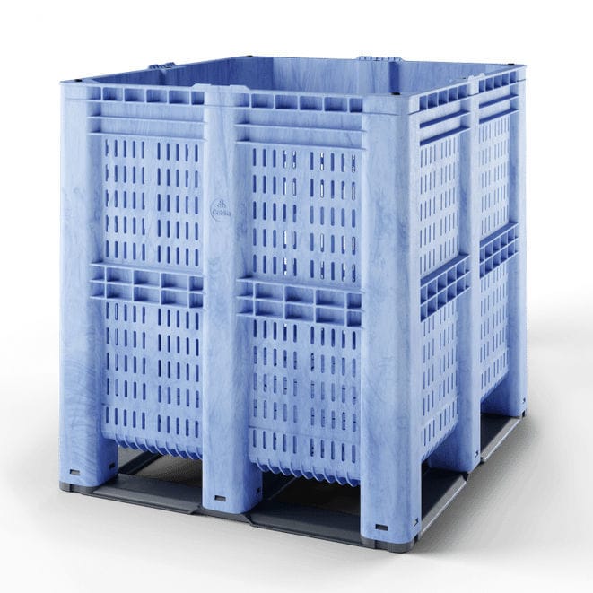 Ventilated pallet box - Pallet Box 2.0 6R - Cabka - plastic / storage ...
