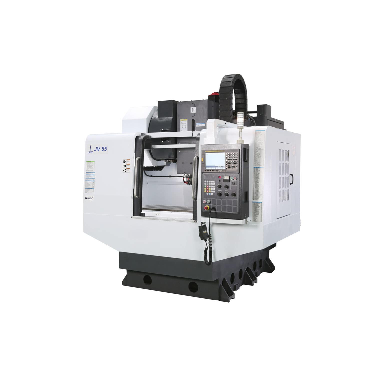3-axis CNC milling machine - JV 55 - LMW - vertical / BT 40 / 20 tools