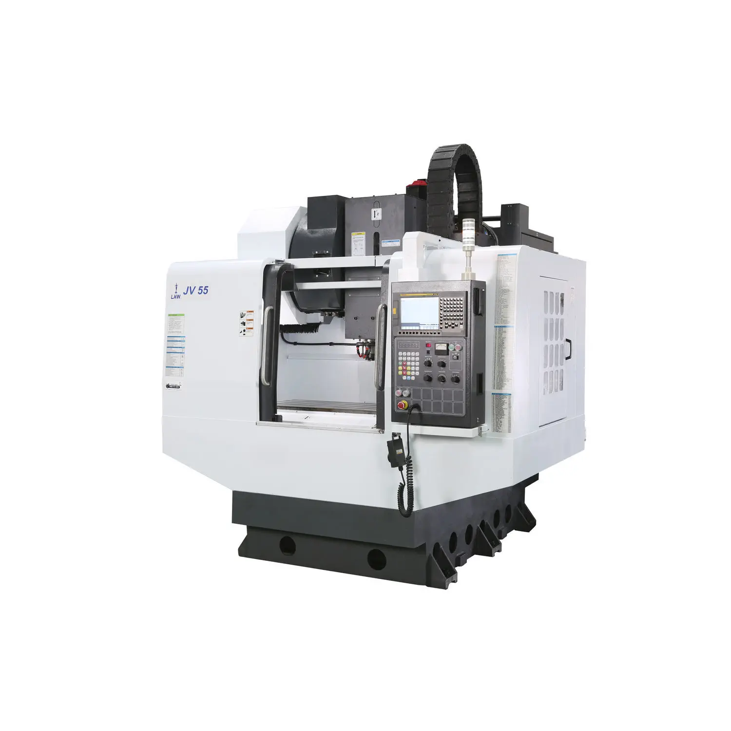 3-axis CNC milling machine - JV 55 - LMW - vertical / BT 40 / 20 tools