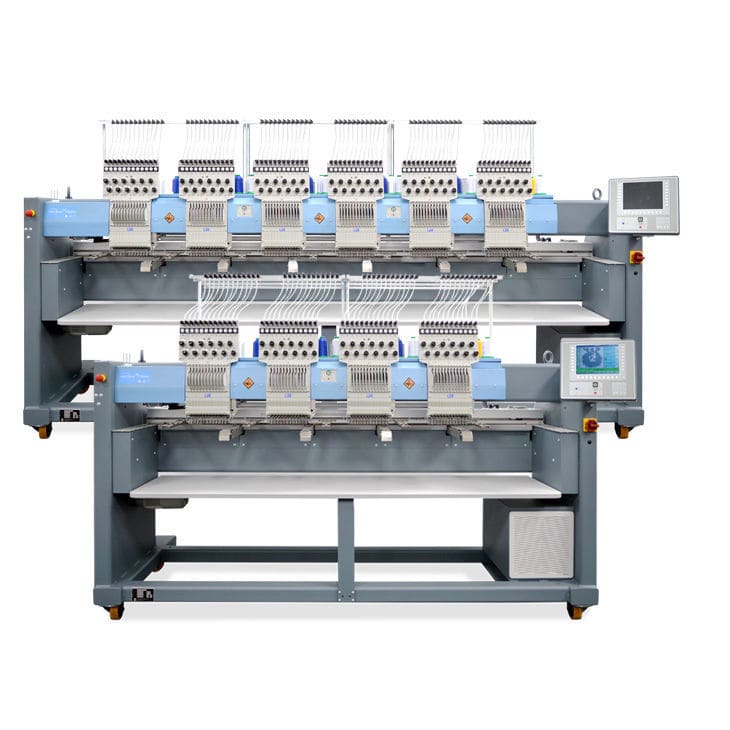 4 head embroidery machine - RACER CLASSIC - ZSK STICKMASCHINEN - 6 head ...