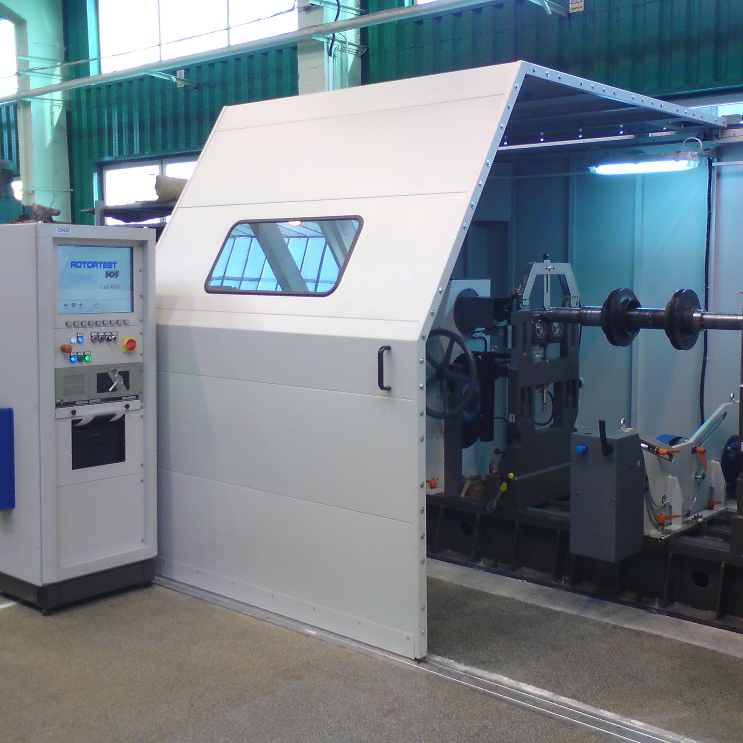 Horizontal balancing machine Cimat Ltd dynamic / flywheel / pulley