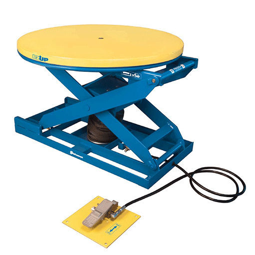Pneumatic lift table EZ UP EZU series Bishamon scissor