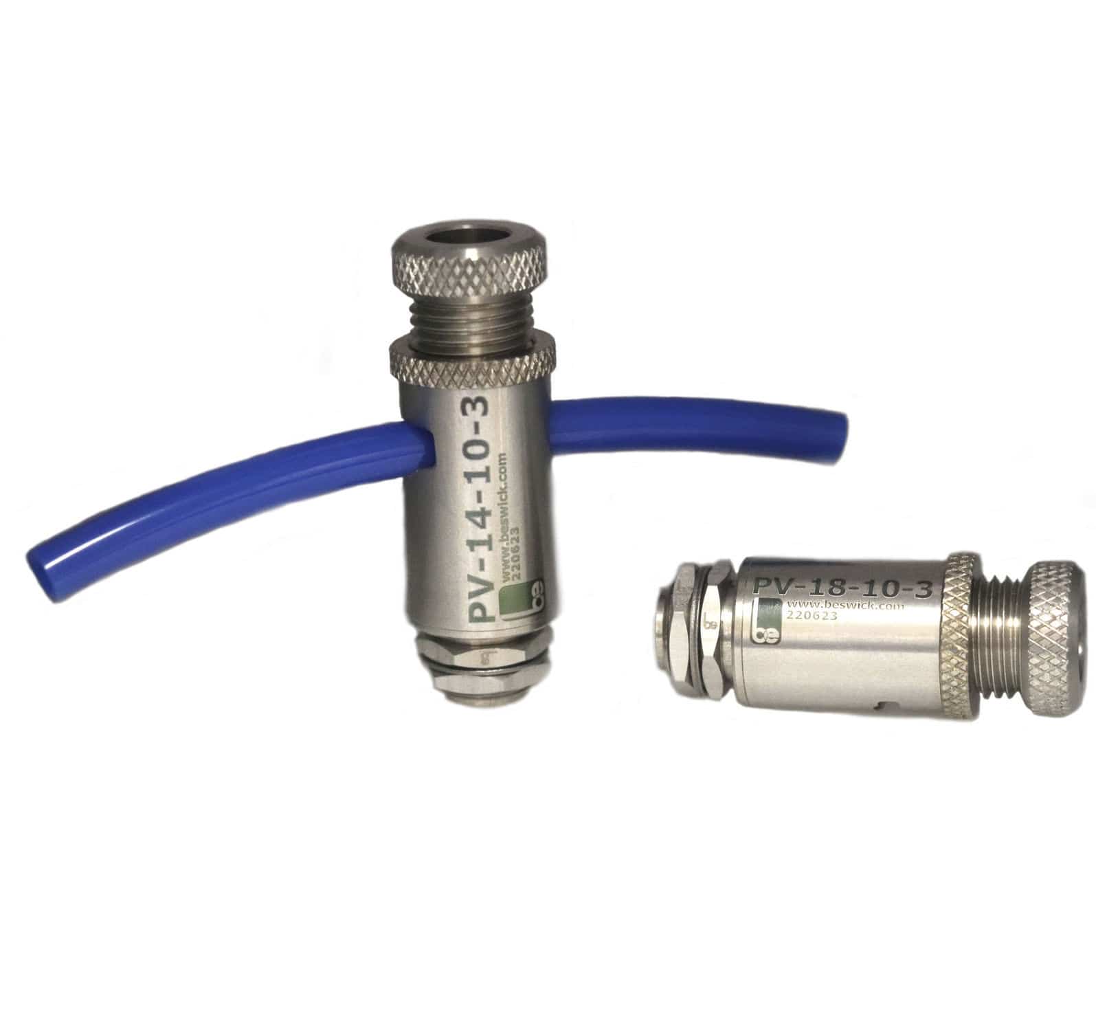 Pinch valve PV.103. Beswick Engineering Co, Inc. pneumatic