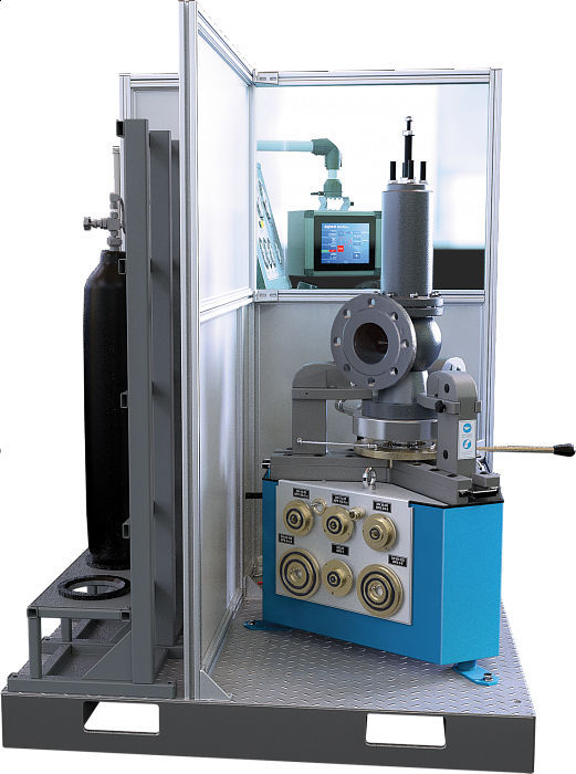 Pressure Test Bench Safety Valve Mobile S 1 400 60 Revalve