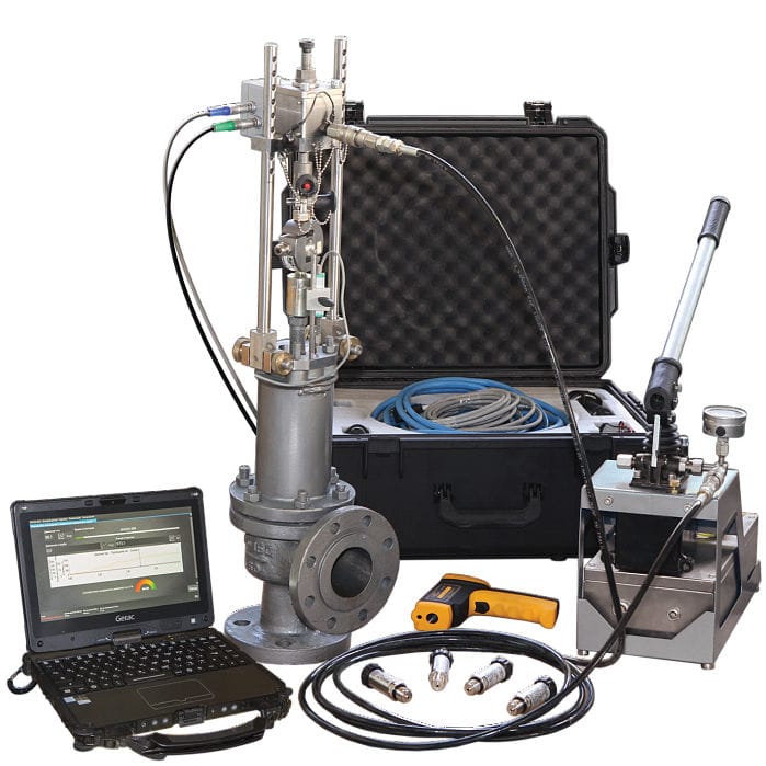 Pressure Test Bench Safety Valve For Relief Valves Portable
