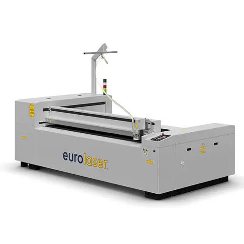 CO2 laser cutting machine XL 1200 eurolaser GmbH for plastics for acrylics for wood
