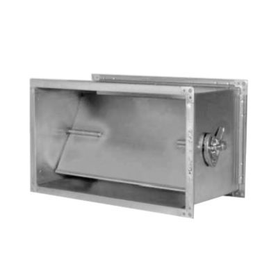 Rectangular air damper - DSQ series - ALNOR Ventilation Systems