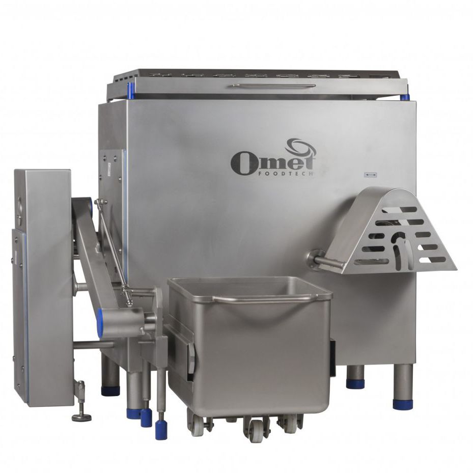 Stainless steel meat grinder TCSA OMET FOODTECH SRL