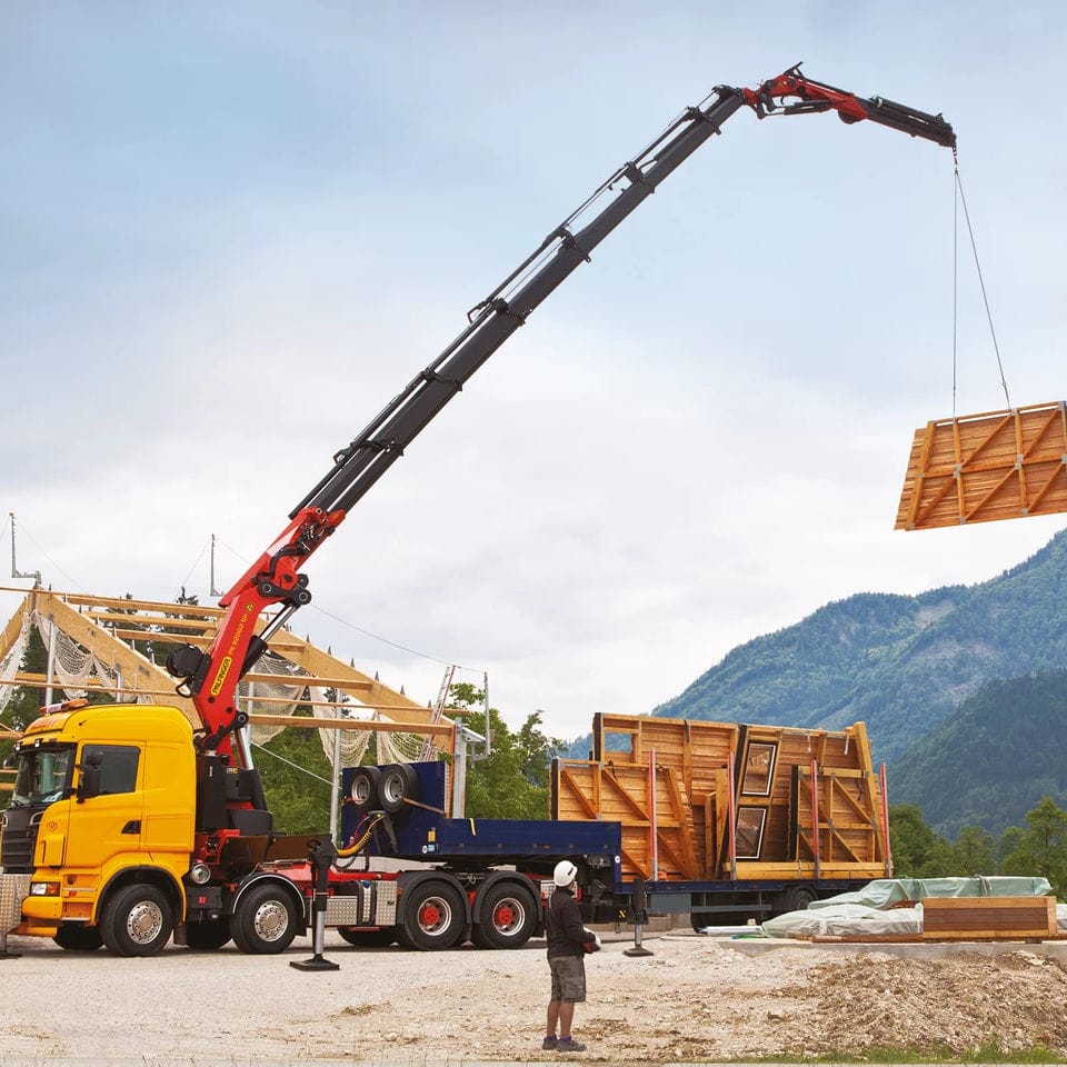 Loading crane PK 92002 SH Palfinger truckmounted / luffing jib