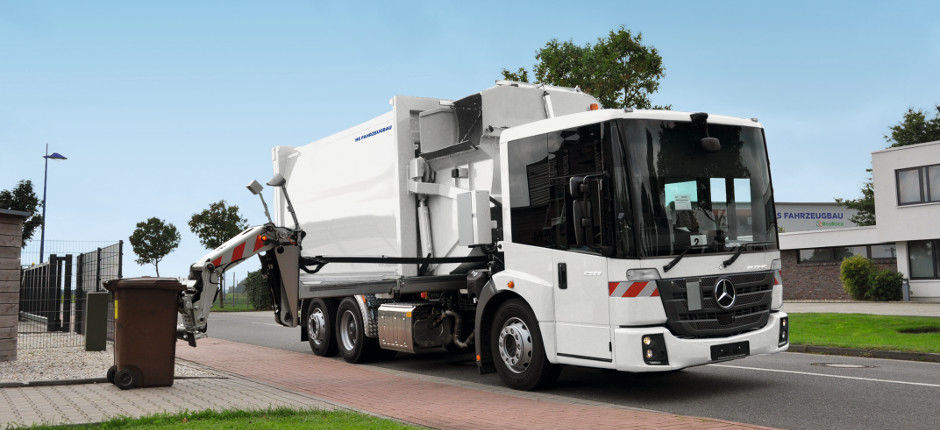 Side-loader waste collection vehicle - SPEEDLINE SERIES - Ros Roca