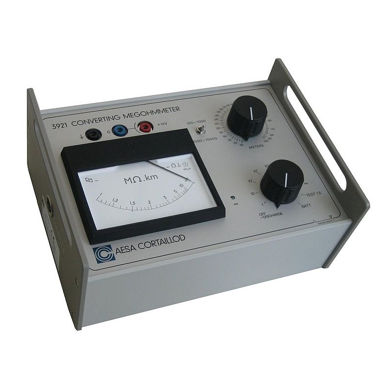 Analog megohmmeter 3921 AESA Cortaillod portable