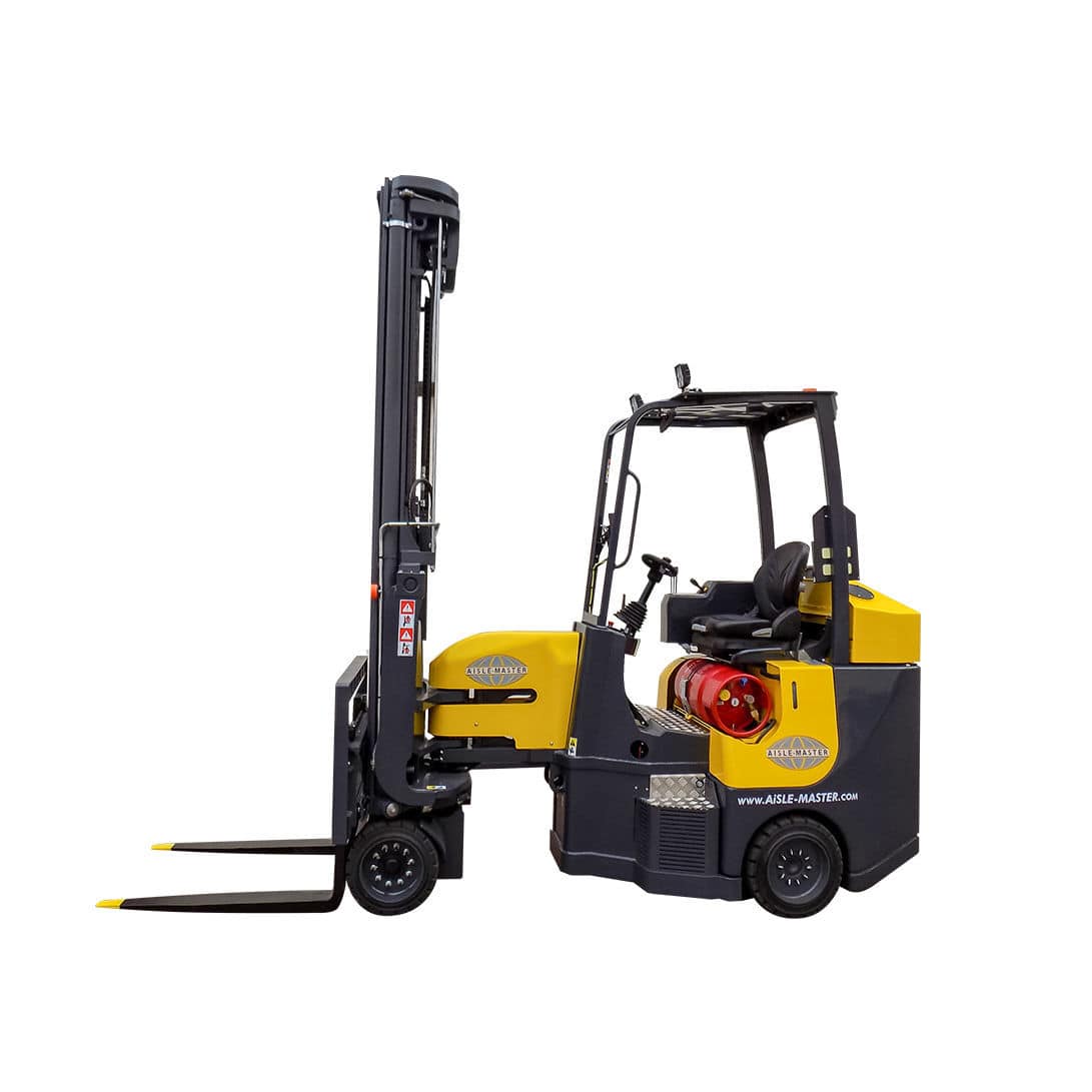 LPG forklift - Aisle-Master - ride-on / industrial / indoor