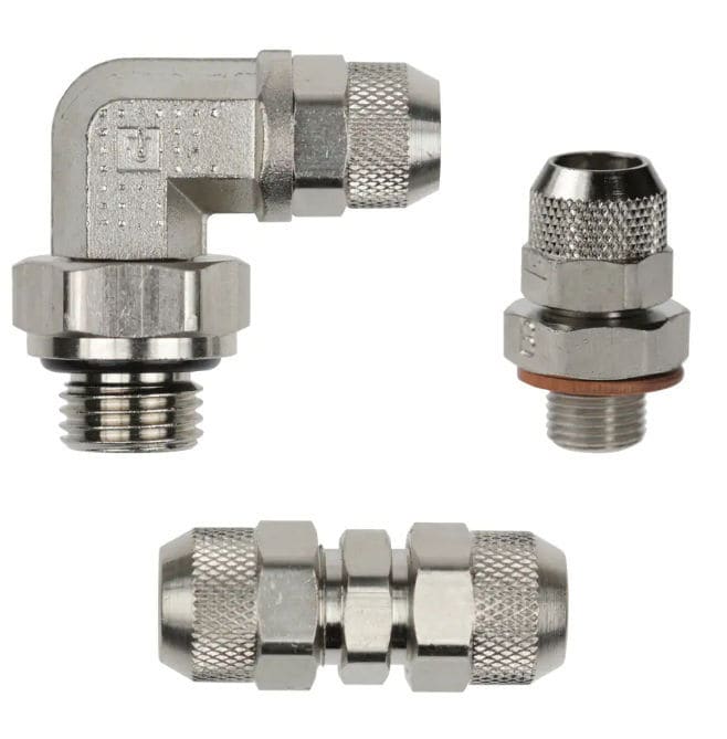 Chemical fitting PL Parker Stratoflex pneumatic / compression / banjo