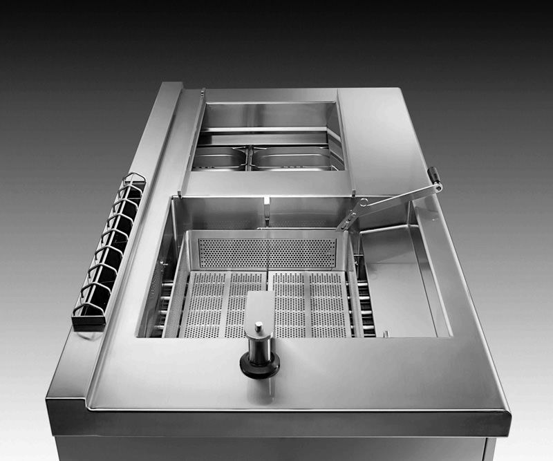 Continuous industrial fryer Multifry Firex srl vegetable / electric