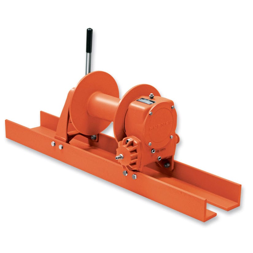 Worm gear winch RN10W Tulsa Winch hydraulic / mechanical