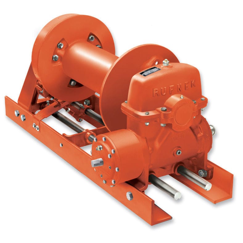 Hydraulic winch RN30W Tulsa Winch worm gear