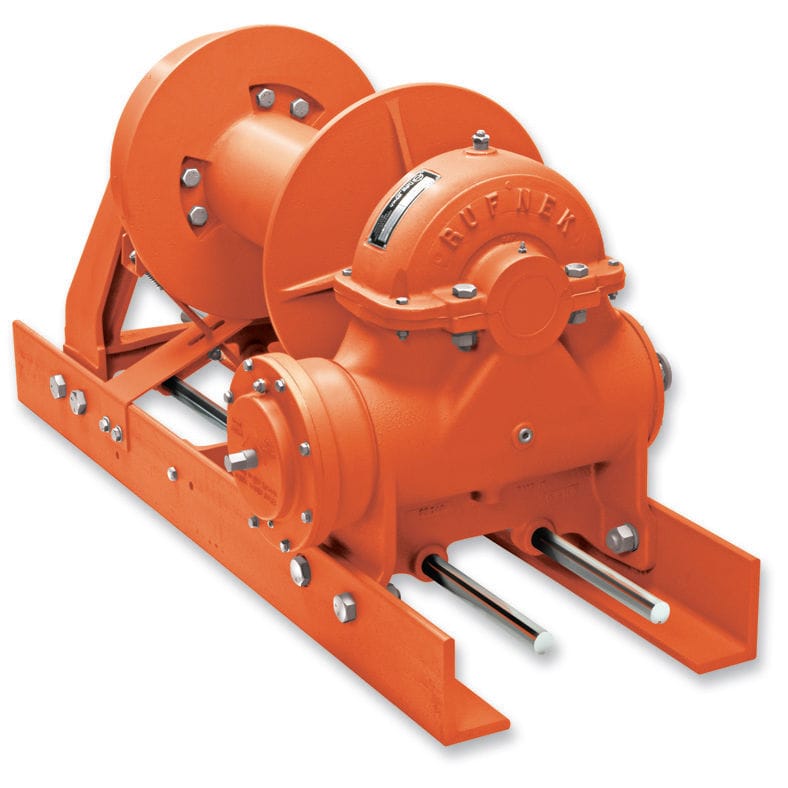 Worm gear winch RN45W Tulsa Winch hydraulic / mechanical